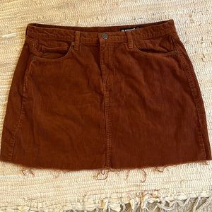 Corduroy skirt